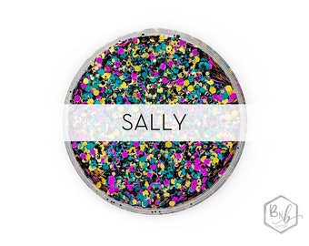 SALLY || Exclusive Premium Polyester Glitter, 1oz by Weight • TRANSPARENT • || up to .062