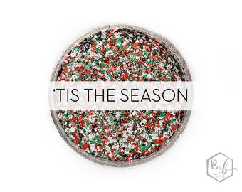 Tis the Season || Exclusive Premium Polyester Glitter, 1oz by Weight • OPAQUE • || up to .094 cut