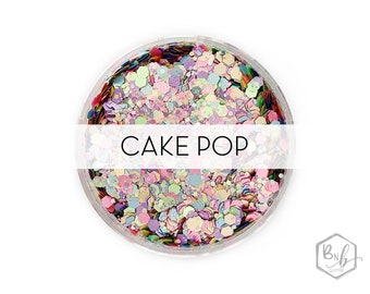 Cake Pop || Exclusive Polyester Glitter, 1oz by Weight • OPAQUE • || up to .094 cut