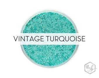 Vintage Turquoise || Exclusive Premium *Cosmetic* Polyester Glitter, 1oz by Weight • SOPAQUE • || up to .062 cut