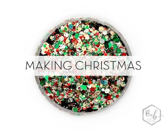 Making Christmas || Exclusive Premium Polyester Glitter, 1oz by Weight • OPAQUE • || up to .094 cut