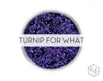 Turnip for What || Exclusive Premium Polyester Glitter, 1oz by Weight • OPAQUE • || up to .04 cut