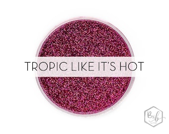 Tropic Like it's Hot || Premium Polyester Glitter, 1oz by Weight • OPAQUE • || .008 cut