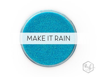 Make it Rain || Premium *Cosmetic* Polyester Glitter, 1oz by Weight • TRANSPARENT • || .008 cut || Made in USA