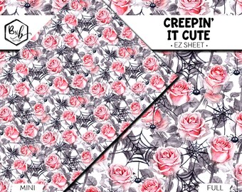 Creepin' it Cute || EZ SHEET • Printed Vinyl || Mini Print Available