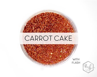 Carrot Cake || Premium Polyester Glitter, 1oz by Weight • OPAQUE • || .015 cut