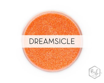 Dreamsicle || Premium Polyester Glitter, 1oz by Weight • TRANSPARENT • || .008 cut || Made in USA