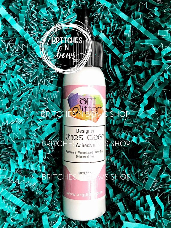 2 OZ DESIGNER DRIES CLEAR ADHESIVE ArtGlitter, Clear Glue