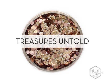 Treasures Untold || Exclusive Premium Polyester Glitter • Packaged by Weight • OPAQUE • || up to .125 cut