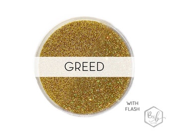 Greed (7 Deadly Sins)  || Polyester Glitter, 1oz by Weight • OPAQUE • || .008 cut