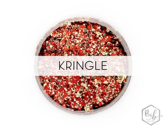 Kringle || Exclusive Premium Polyester Glitter, 1oz by Weight • OPAQUE • || up to .125 cut