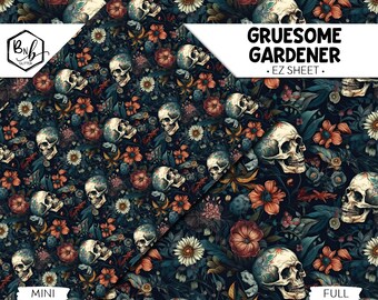 Gruesome Gardener || EZ SHEET • Printed Vinyl || Mini Print Available