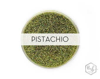 Pistachio || Premium Polyester Glitter, 1oz by Weight • OPAQUE • || .008 cut