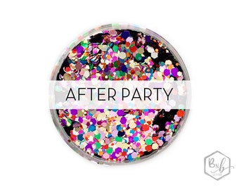 After Party || Exclusive Premium Polyester Glitter, 1oz by Weight • TRANSPARENT • || up to .125