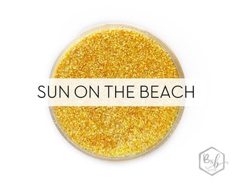 Sun on the Beach || Exclusive Premium Polyester Glitter Blend, 1oz by Weight • TRANSPARENT • || up to .015 cut