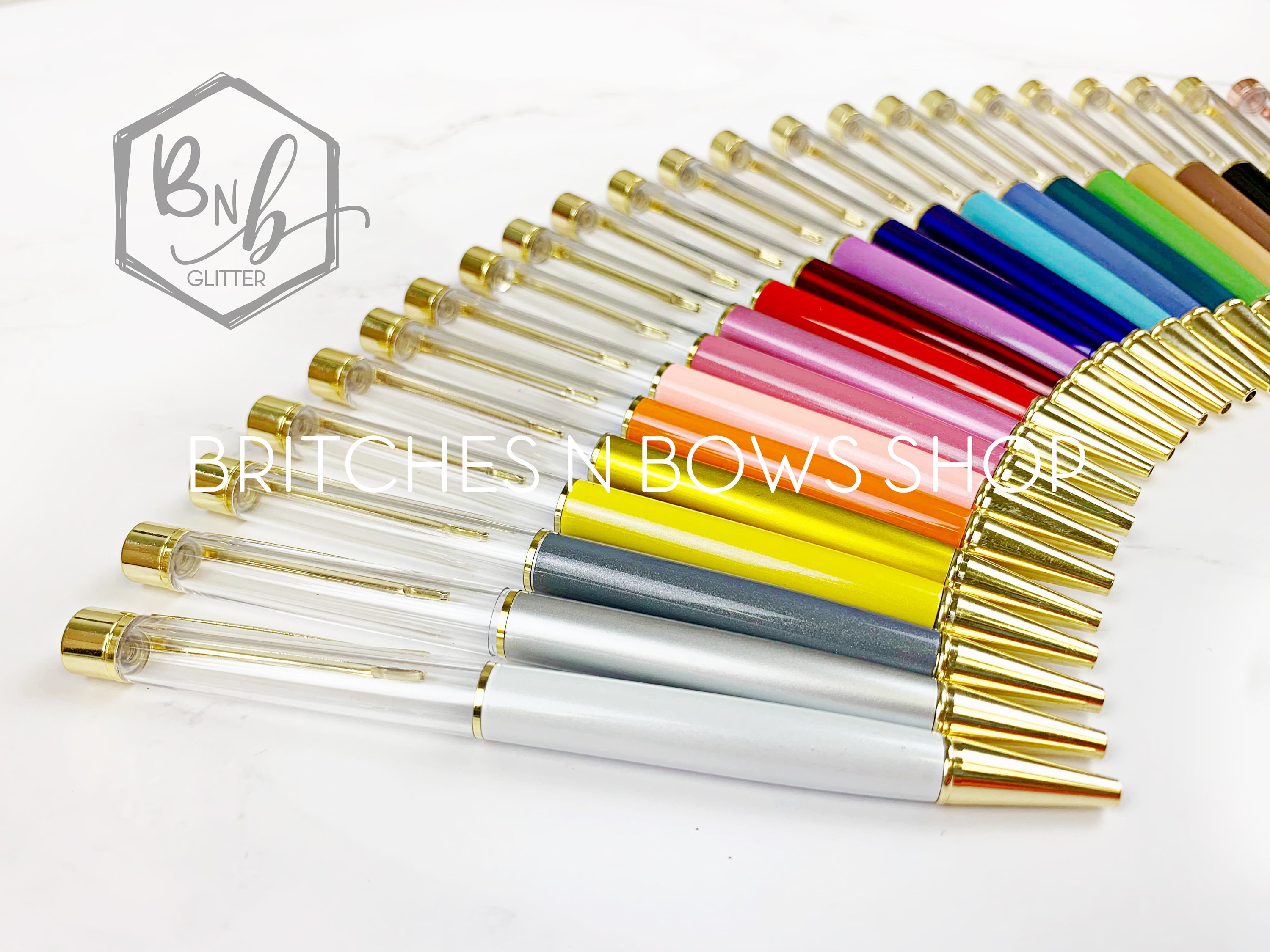 DIY Floating Glitter Pen Comes Empty with Rubber Stopper Ready to add Glitter of Your Choosing