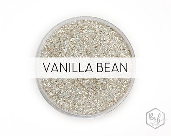 Vanilla Bean || Exclusive Premium Polyester Glitter Blend, 1oz by Weight • SEMI-OPAQUE • || up to .015 cut