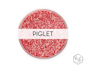 Piglet || Exclusive Premium Polyester Glitter, 1oz by Weight • SEMI-OPAQUE • || up to .062 cut