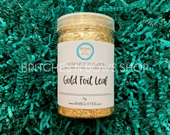 Gold Foil Flakes || 10g Jar