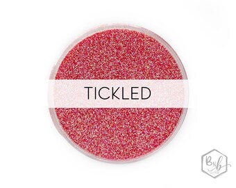 Tickled || Premium Polyester Glitter • Packaged by Weight • TRANSPARENT • || .008 cut