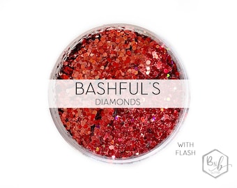 Bashful's Diamonds || Exclusive Premium Polyester Glitter, 1oz by Weight • OPAQUE • || up to .062 cut