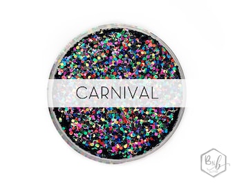 Carnival || Premium Polyester Glitter, 1oz by Weight • OPAQUE • || .04 cut