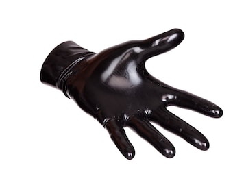 Black Latex Gloves