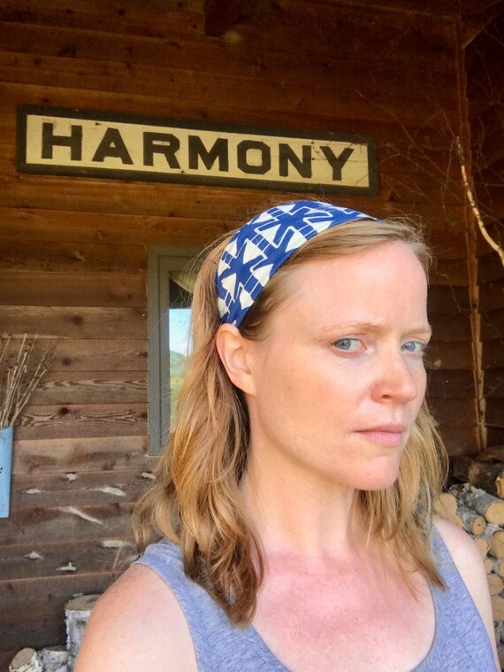 Set of Four Organic Cotton Headbands- Original Fabric  display picture 1