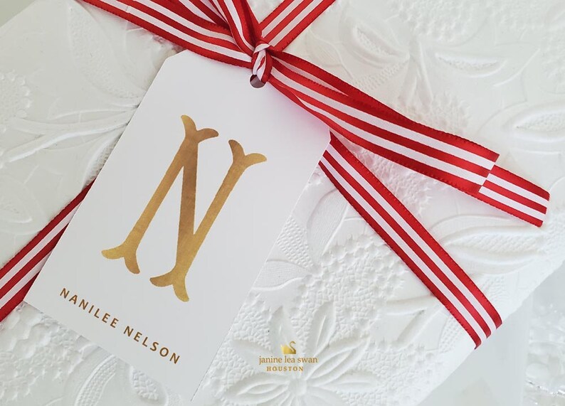 Elegant Gift Tags Custom Gifts Personalized Gift Tags Gift Tag Etsy