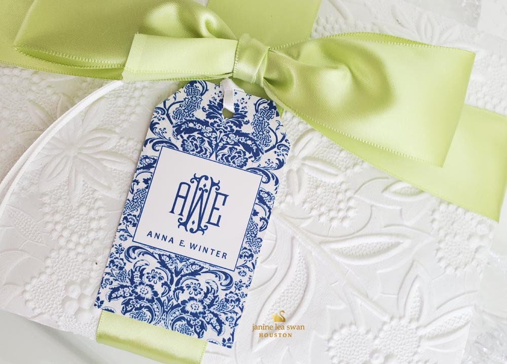 Chinoiserie Spring Personalized Recipe Cards by Boatman Geller