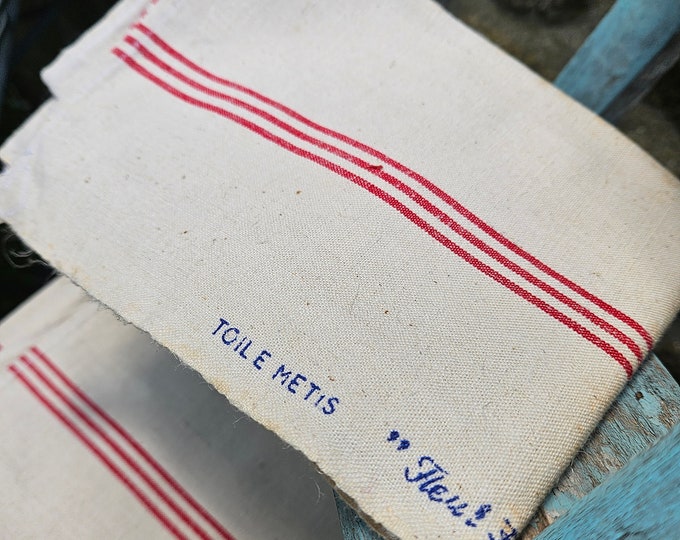 Toile Metis Fleur Bleue
