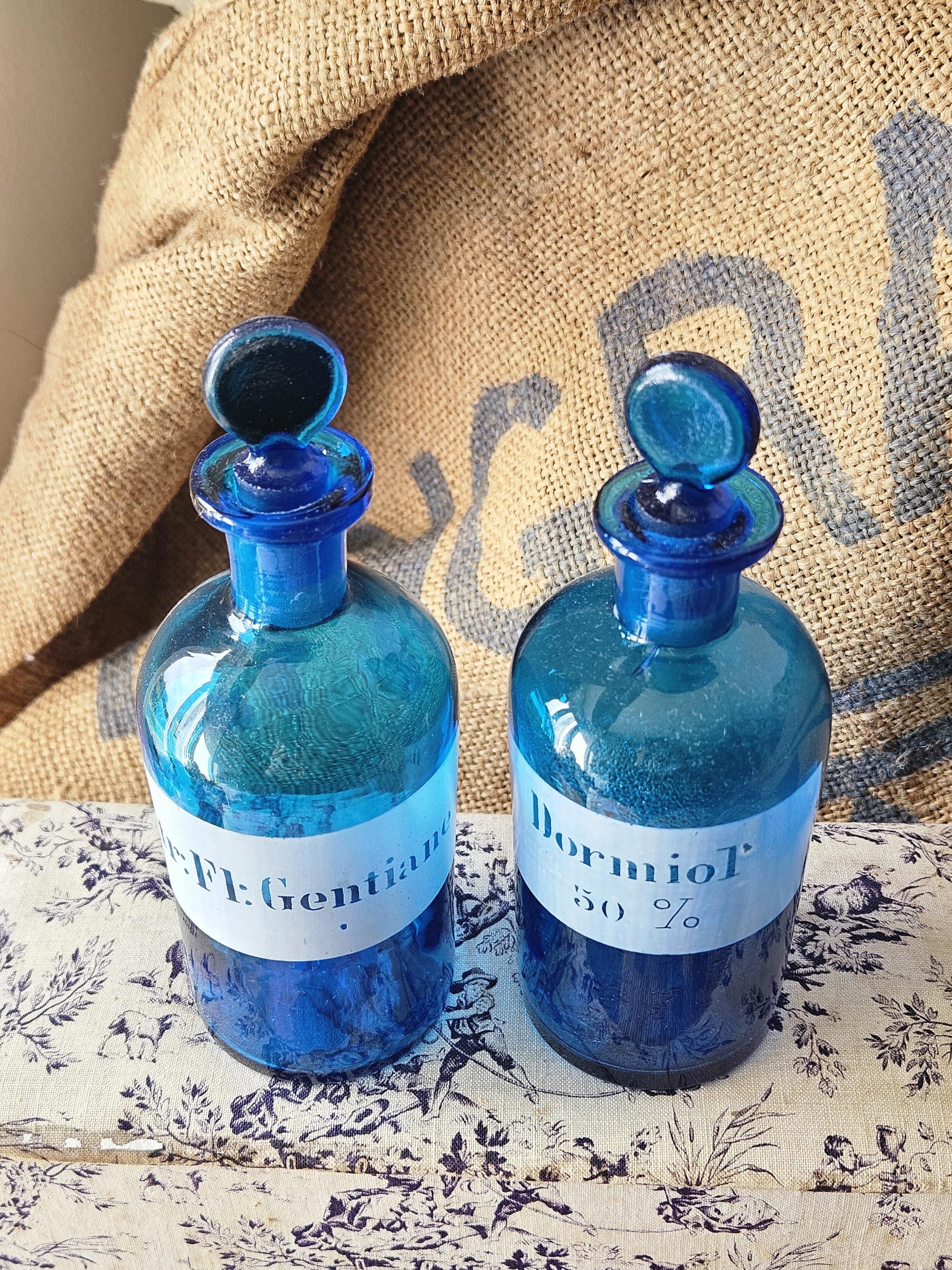 【送料込】アンティーク アポセカリーボトル 1800年代 フランス 薬瓶 Pot à pharmacie【19世紀のアンバーガラス薬瓶】H245mm/France Antique