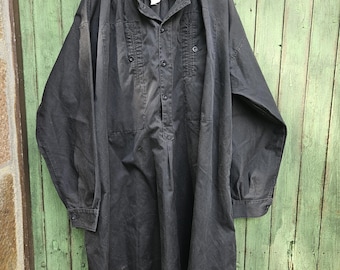Military × Vintage 1940S WW2 MILITARY GUNNER SMOCK OVER-DYED