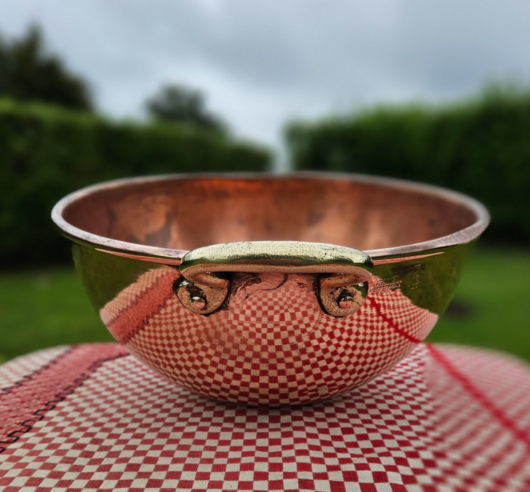 Midcentury Rustic Vintage French PIERRE VERGNES Cul De Pouleroll Top