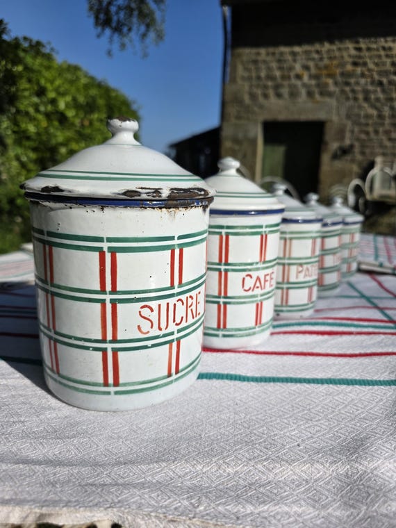 Striking Rare Set of 5 x Antique French Art-Deco