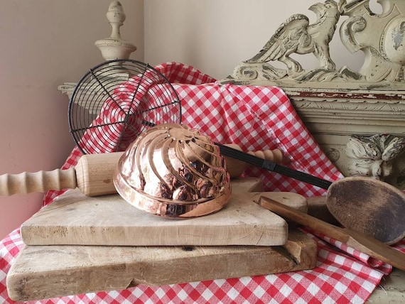 MOLDS限定 asimocrafts 38灯 copper Stunning Fab Vintage French-found BIGRA Swiss Swirled Polished