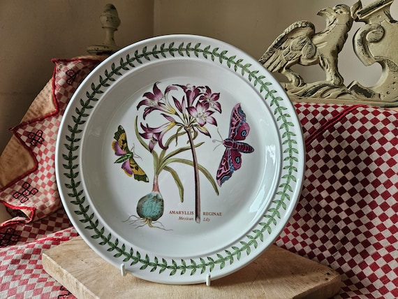 Stunning Rare French-found Vintage PORTMEIRION Botanic Garden
