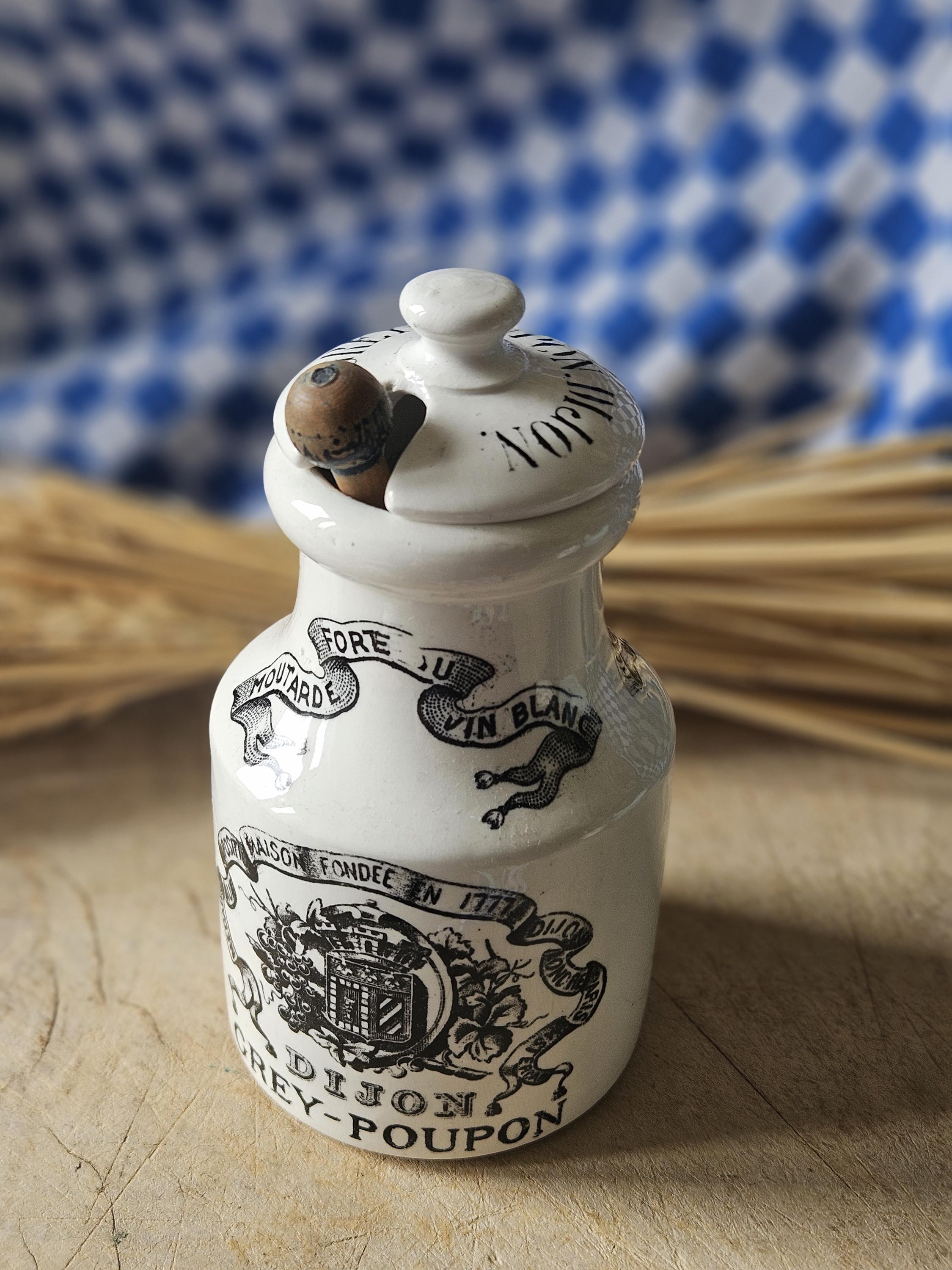 Dijon mustard pot - Etsy 日本