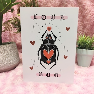 Love Bug Valentine&#39;s Day Card