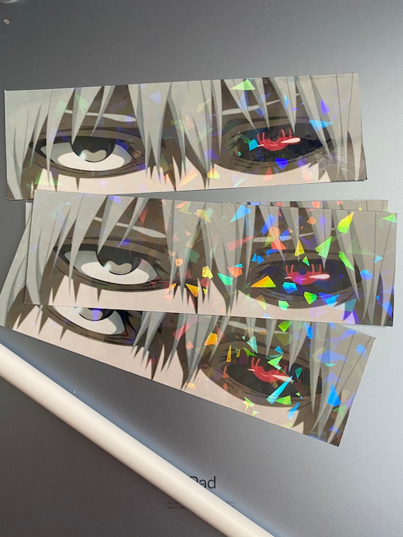 Tokyo Ghoul Kaneki Ken Eyes Holographic Peeker Sticker Etsy
