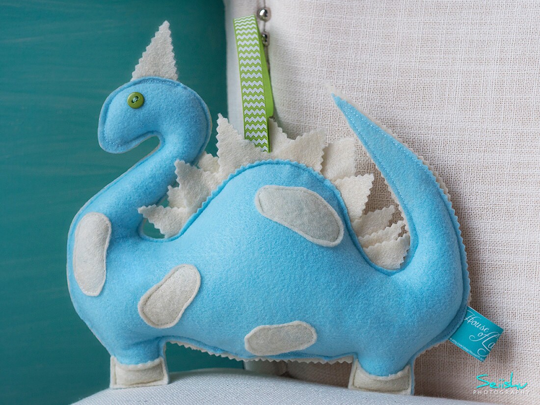 Dinosaur Pillow Dinosaur Tooth Fairy Pillow Boy Tooth Etsy