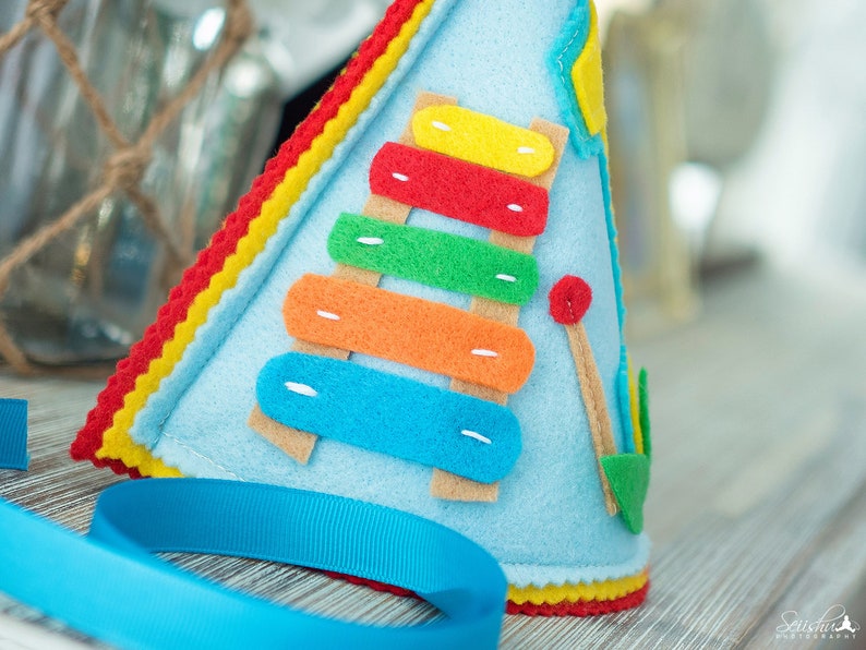 Musical Instruments Birthday Hat Musical Party Hat Musical | Etsy