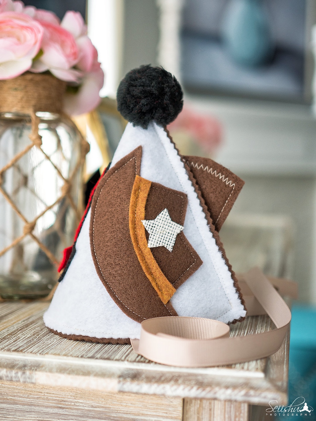 Cowboy Birthday Hat, Cowboy Party Hat, Cowboy Birthday Decor, 1st