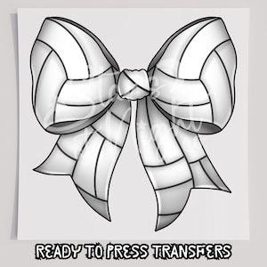 Transfert de t-shirt avec noeud de volley-ball, transfert prêt à l&#39;emploi, transfert de sérigraphie, DTF direct pour filmer le sport DTF Volleyball DTF Volleyball Mom