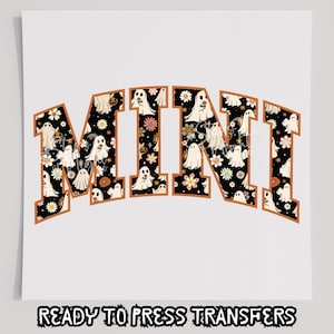 Mini Halloween DTF T-Shirt Transfer, Ready To Press Transfer, Screen Print Transfer, Halloween Transfer, DTF, Halloween, Halloween DTF