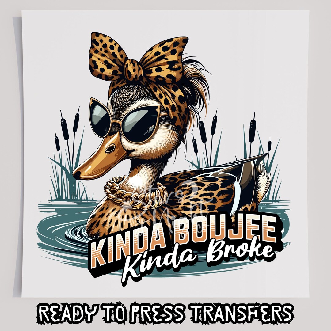 Duck DTF T-shirt Transfer, Ready to Press Direct Film Print - Etsy
