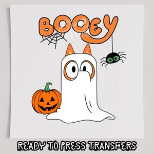 Booey DTF T-Shirt Transfer, Ready To Press Transfer, Screen Print Transfer, Halloween Transfer, Halloween DTF Transfer