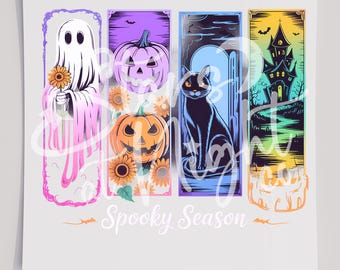 Spooky Season DTF T-Shirt Transfer, Ready To Press Transfer, Screen Print Transfer, Halloween Transfer, Halloween DTF Transfer