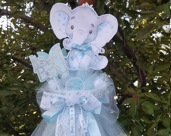 baby shower elephant table decorations