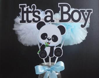 Panda Bear Centerpiece Panda Bear Baby Shower Panda Bear Etsy